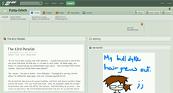 Desktop Screenshot of fuzzy-grinch.deviantart.com