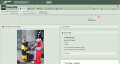Desktop Screenshot of fantasydog.deviantart.com