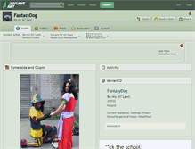 Tablet Screenshot of fantasydog.deviantart.com