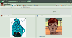 Desktop Screenshot of luckystellar.deviantart.com