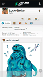 Mobile Screenshot of luckystellar.deviantart.com