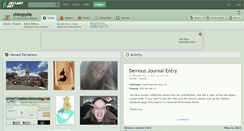 Desktop Screenshot of chimpy06.deviantart.com