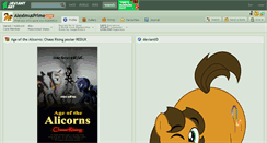 Desktop Screenshot of aleximusprime.deviantart.com