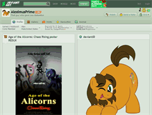 Tablet Screenshot of aleximusprime.deviantart.com