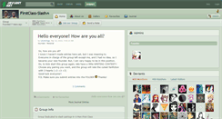 Desktop Screenshot of firstclass-slash.deviantart.com