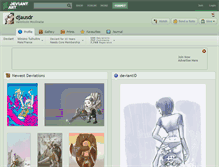 Tablet Screenshot of djausdr.deviantart.com