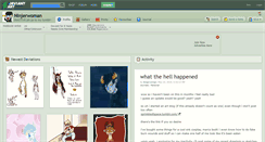 Desktop Screenshot of ninjerwoman.deviantart.com