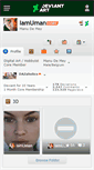 Mobile Screenshot of iamuman.deviantart.com