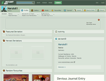 Tablet Screenshot of naruto81.deviantart.com