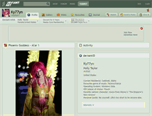 Tablet Screenshot of ky77yn.deviantart.com