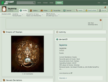 Tablet Screenshot of layanna.deviantart.com