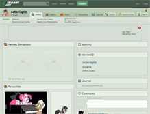 Tablet Screenshot of octaviaplz.deviantart.com