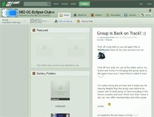 Tablet Screenshot of dbz-oc-eclipse-club.deviantart.com