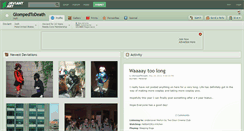 Desktop Screenshot of glompedtodeath.deviantart.com