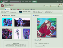 Tablet Screenshot of namariko.deviantart.com