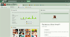 Desktop Screenshot of marcus--x--oliver.deviantart.com