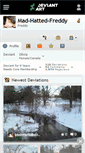 Mobile Screenshot of mad-hatted-freddy.deviantart.com
