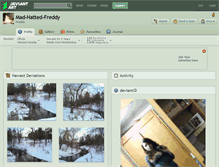 Tablet Screenshot of mad-hatted-freddy.deviantart.com