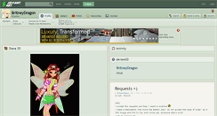 Desktop Screenshot of britneydragon.deviantart.com