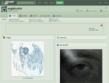 Tablet Screenshot of englishwitch.deviantart.com