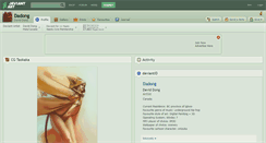 Desktop Screenshot of dadong.deviantart.com