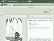 Tablet Screenshot of jurgh.deviantart.com
