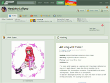 Tablet Screenshot of harajuku-lollipop.deviantart.com