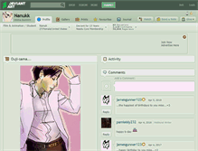 Tablet Screenshot of nanukk.deviantart.com