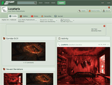 Tablet Screenshot of lucamaria.deviantart.com
