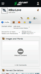 Mobile Screenshot of miku-love.deviantart.com
