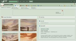 Desktop Screenshot of jamesmccusker.deviantart.com