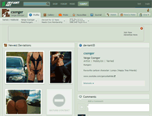 Tablet Screenshot of csonger.deviantart.com