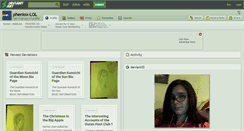 Desktop Screenshot of pheniox-lol.deviantart.com