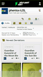 Mobile Screenshot of pheniox-lol.deviantart.com