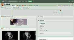 Desktop Screenshot of d-jennifer.deviantart.com