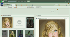 Desktop Screenshot of fyrewytch.deviantart.com