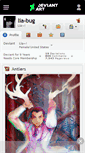 Mobile Screenshot of lia-bug.deviantart.com