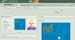 Desktop Screenshot of helki-honani.deviantart.com
