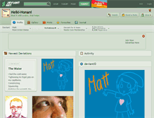 Tablet Screenshot of helki-honani.deviantart.com
