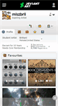 Mobile Screenshot of miszbrii.deviantart.com