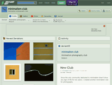 Tablet Screenshot of minimalism-club.deviantart.com