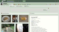 Desktop Screenshot of madzulu.deviantart.com