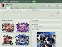 Tablet Screenshot of calimomma.deviantart.com