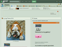 Tablet Screenshot of irinama.deviantart.com