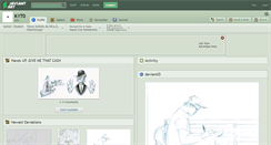 Desktop Screenshot of k1t0.deviantart.com