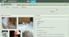 Desktop Screenshot of animals-rockz.deviantart.com