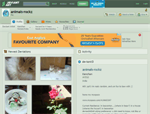 Tablet Screenshot of animals-rockz.deviantart.com