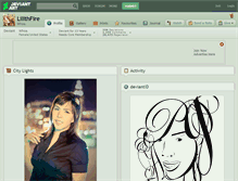 Tablet Screenshot of lilithfire.deviantart.com
