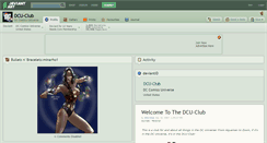 Desktop Screenshot of dcu-club.deviantart.com