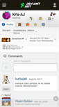 Mobile Screenshot of kris-aj.deviantart.com